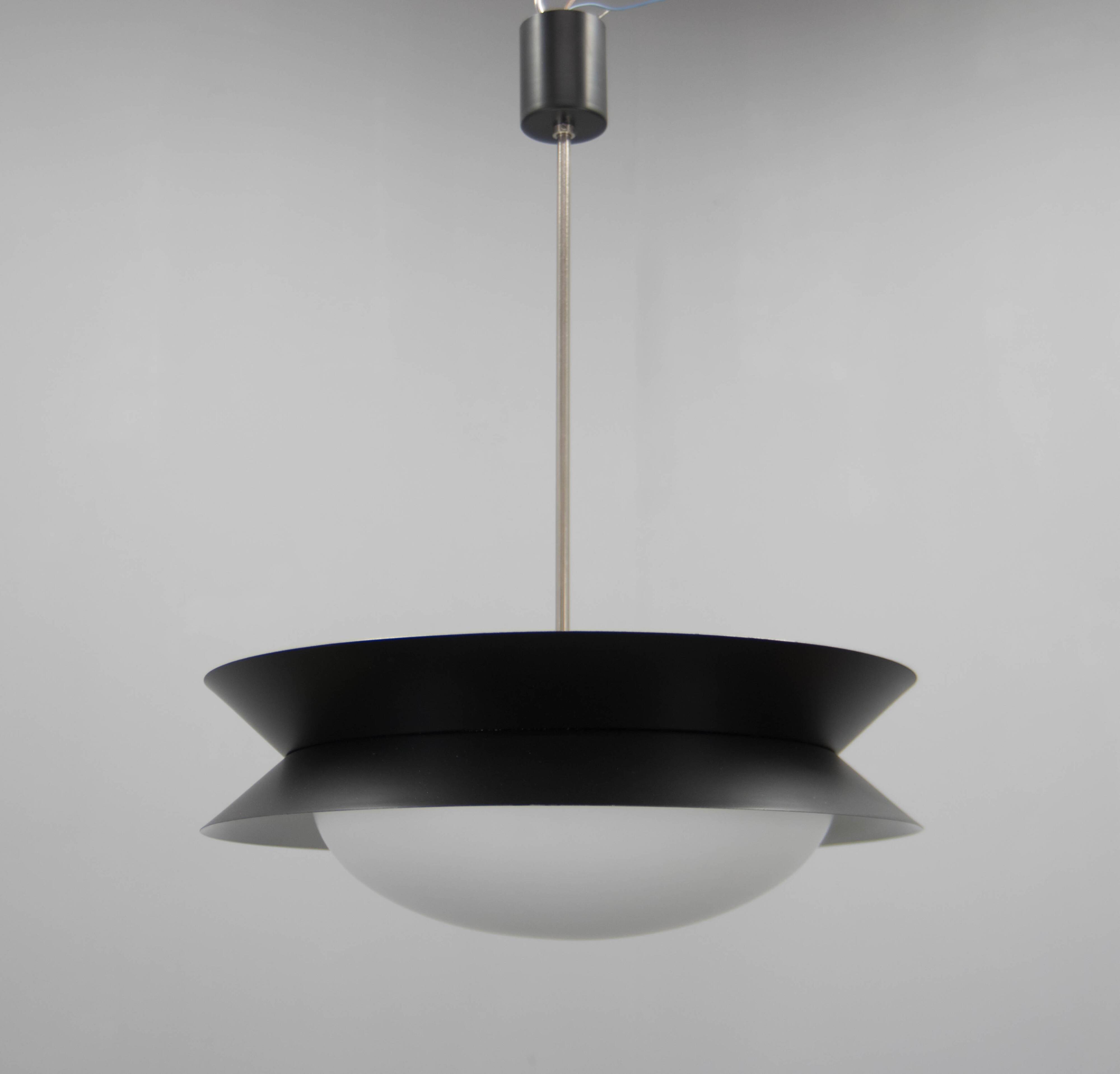 Space Age UFO Chandelier, 1960s, Restored