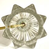 Art deco crystal star lamp base