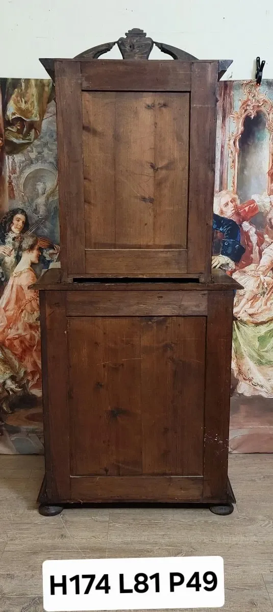 antique solid walnut furniture finely carved, in Renaissance style