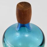 Carafe colorée Tropico en verre par Göran Wärff pour Pukeberg, Suède, 1960