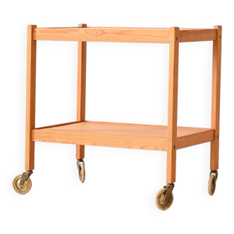 Vintage pine wood trolley