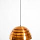 Original 1960s copper slat pendant lamp by Hans-Agne Jakobsson for Markaryd
