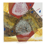 Bernard alligand, 1953. arabesques, 2003. carborundum engraving and collage.