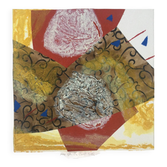 Bernard alligand, 1953. arabesques, 2003. carborundum engraving and collage.