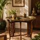 Indochinese coffee table - diameter: 74 cm - Very good condition