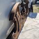 Wood decoration pediment