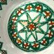 Large frying pan, casserole, signed enamelled ceramic by Humbert Pittari Vallauris.