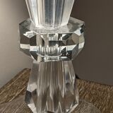 Paire de lampes art déco en cristal