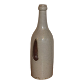 Old bottle in glazed clay of Saône et Loire