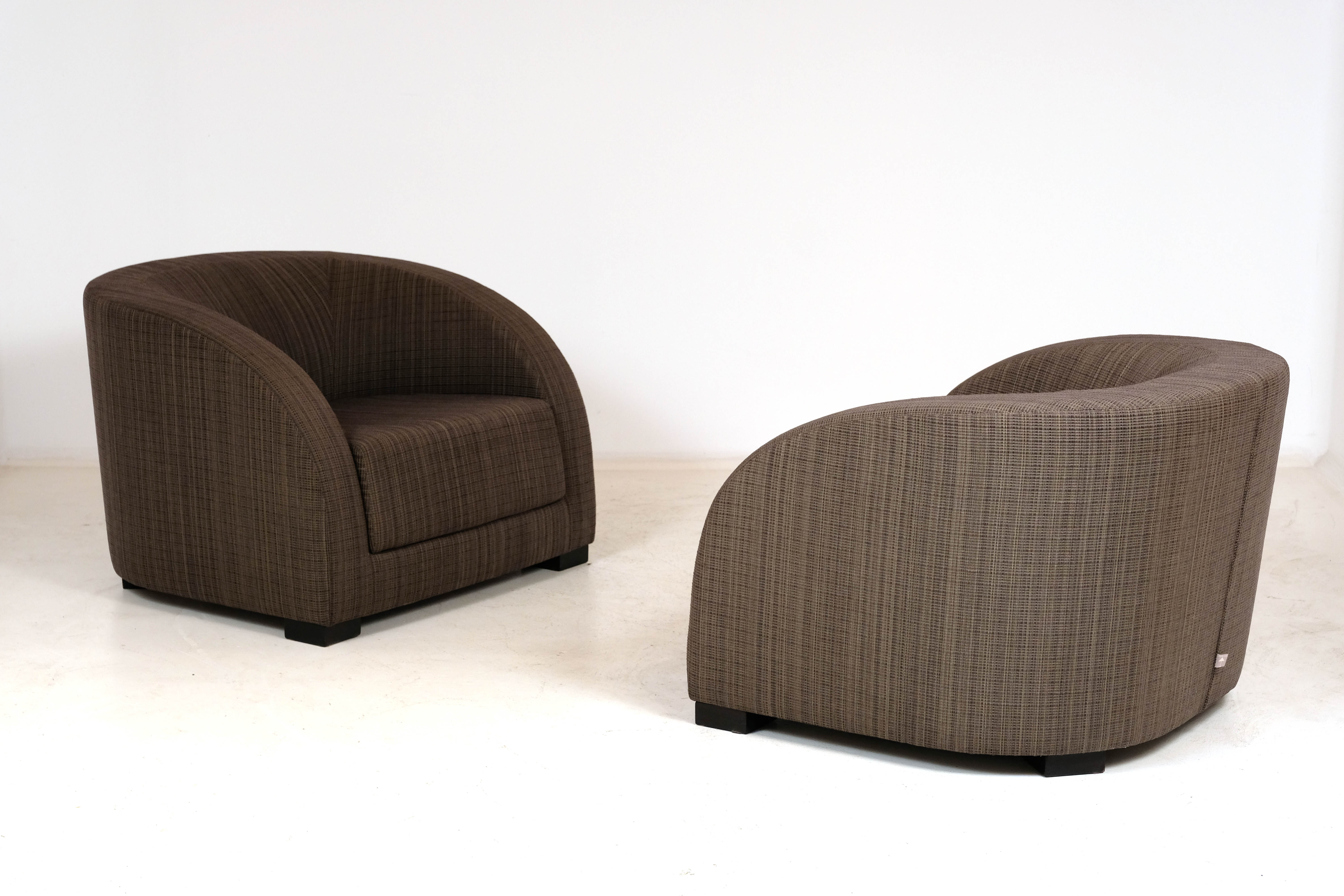 Paire de fauteuils d’Essex par Armani Casa