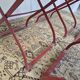 Set of 4 folding chairs for old bistro, guinguette, brasserie