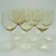 Set of 9 stemmed glasses