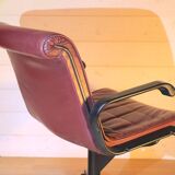 Pair of leather armchairs by Richard Sapper for Knoll