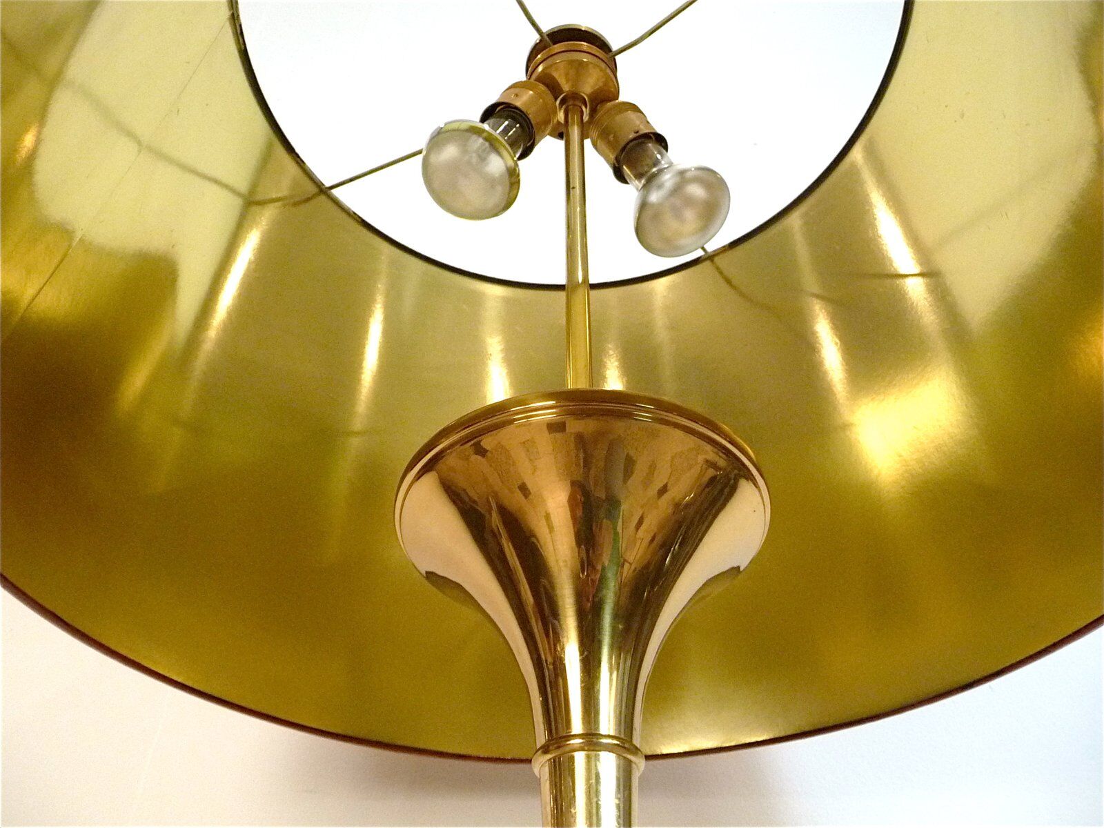 Brass Bamboo brass floor lamp by Ingo Maurer for Design M, Germany 1960s