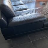 Leather corner sofa