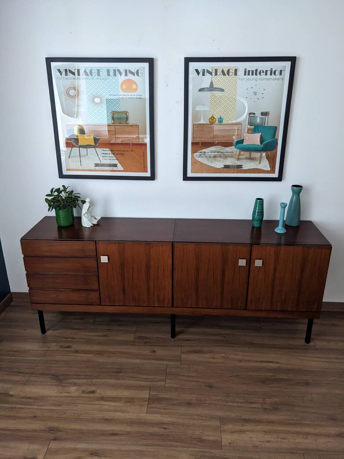 Vintage Scandinavian design sideboard