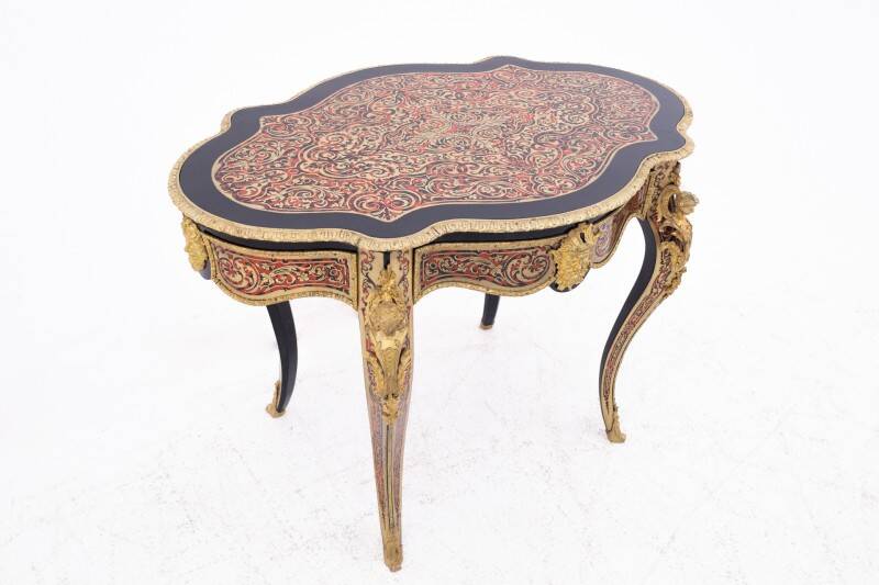 Antique table, France, mid-19th century. After renovation.