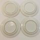 4 plates Quadrifoglio Italy speckled black and blue
