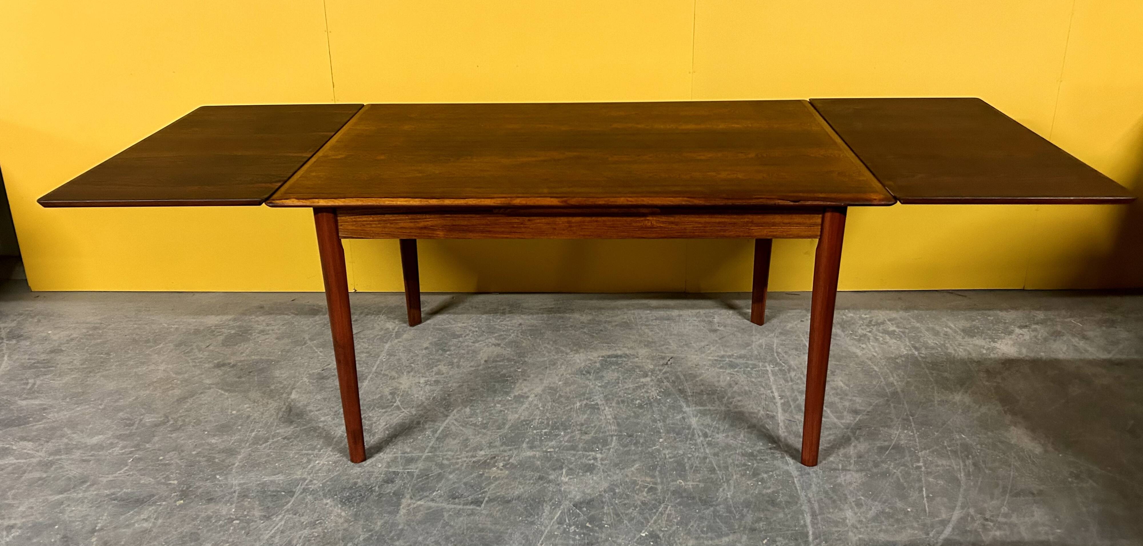 Danish mid -century rosewood dining table 1960s