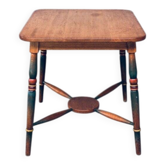 Amsterdam School Painted Side Table, Netherlands, 1920s