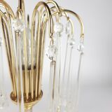Murano glass waterfall drop lamp