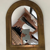 Vintage copper mirror 60s-70s