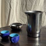 Large silver-plated jug H20 D14.5