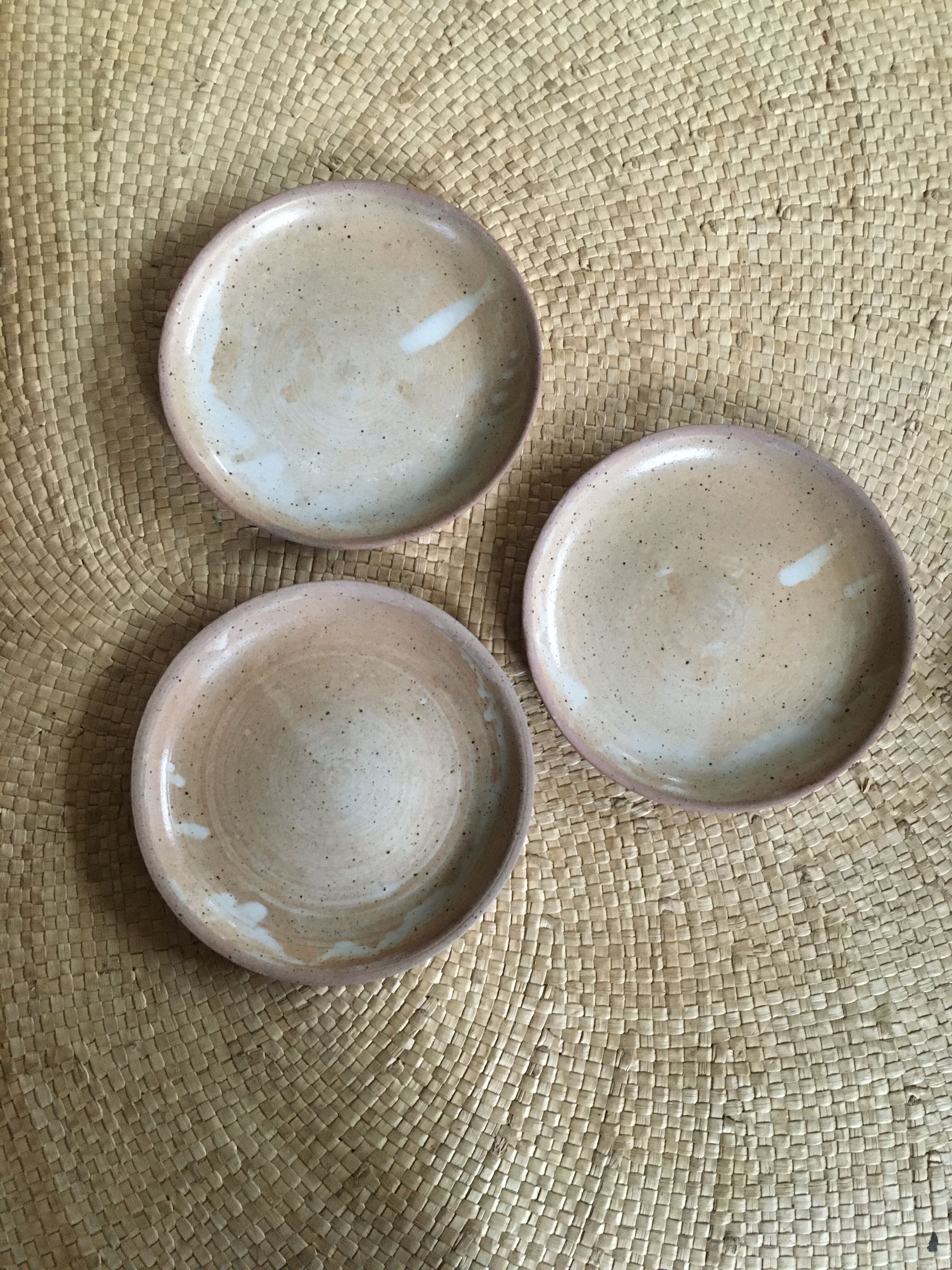 Lot of 8 sandstone plates