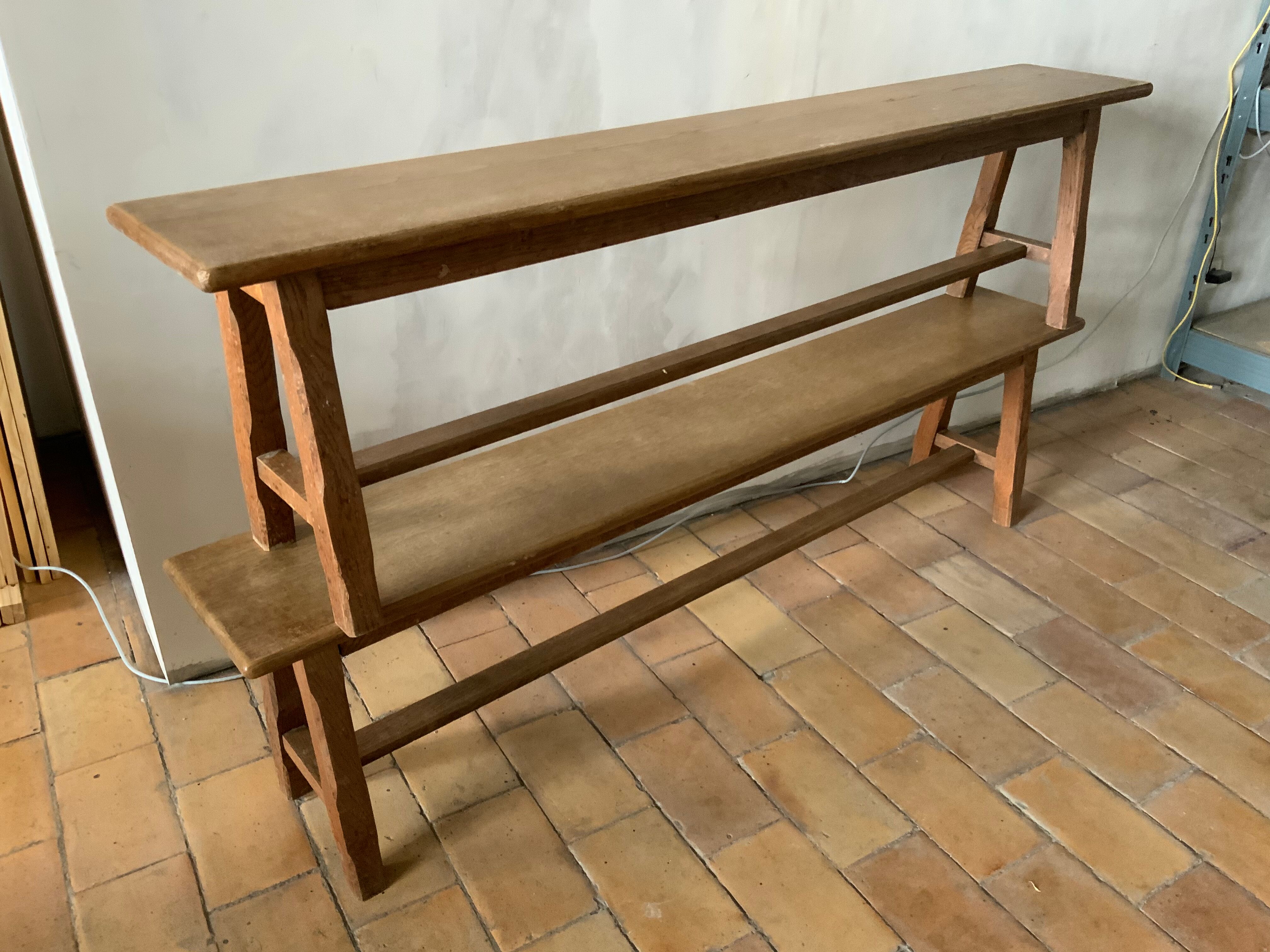 Paire de bancs vintage