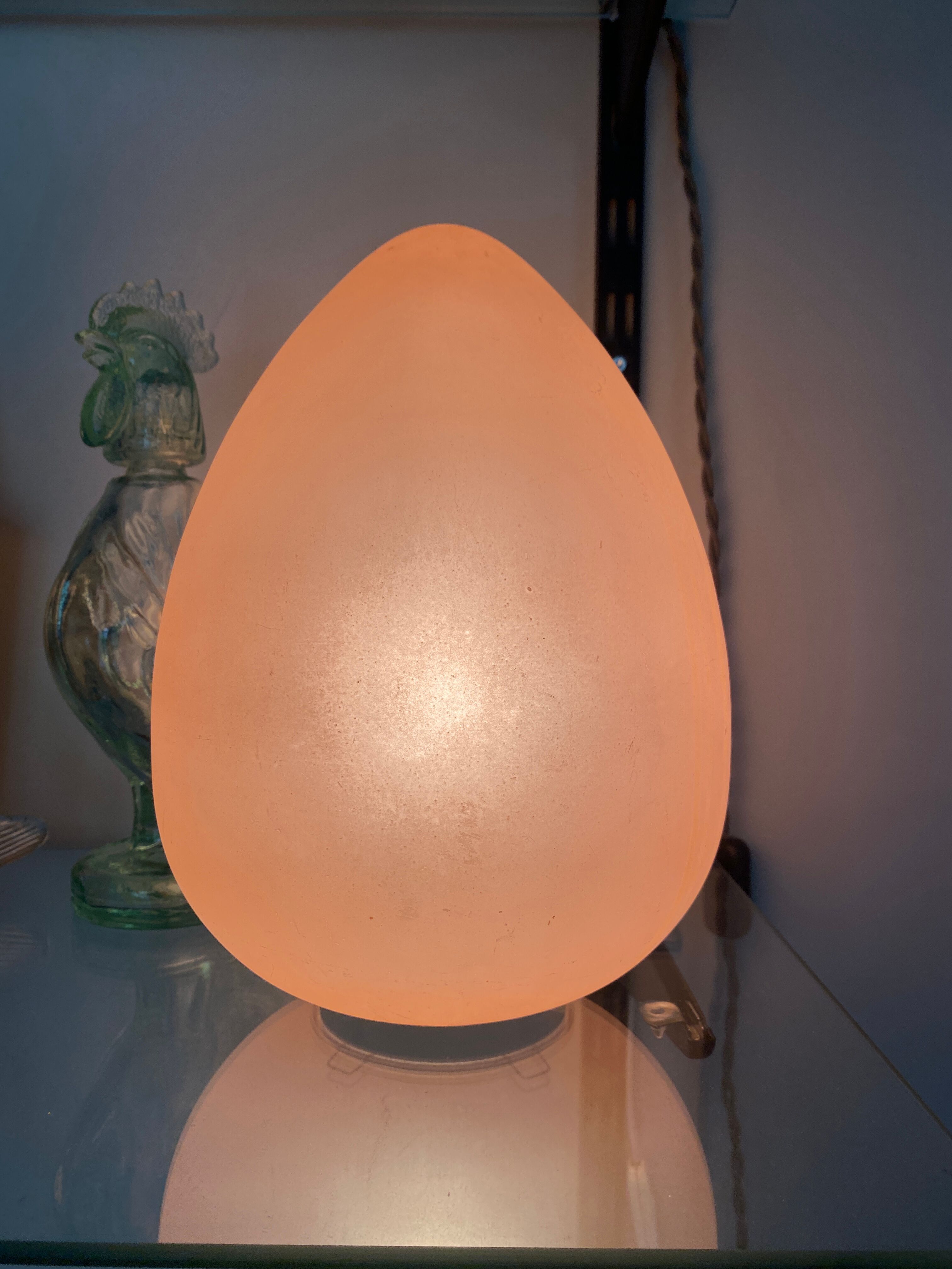Vintage egg lamp