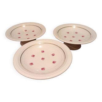 3 fruit bowl serving dishes porcelain Babel