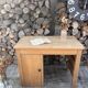 Bureau ancien en bois rénové