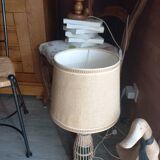 Rattan bottle lamp