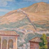 The alhambra of Granada oil by Marguerite Portier