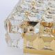 Large faceted crystal ceiling light by Kinkeldey, Germany, 1970s.