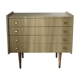 Commode vintage pieds fuseaux