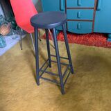 Tabouret haut noir