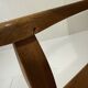Rustic brutalist arm chair solid oak 1960’s