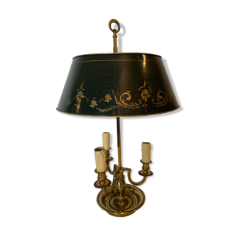 Lampe bouillotte en bronze et tôle patinée xx siècle