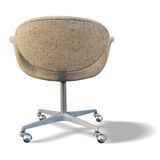 Armchair with wheels "Little Tulip" Pierre Paulin for Artifort