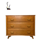 Commode Vintage En Chêne Trois Tiroirs