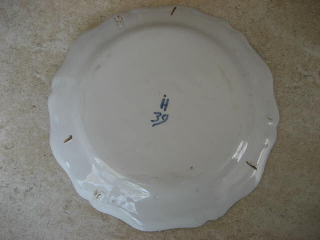 Plate Strasbourg Joseph- Hannong XVIII century