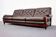 Rosewood and calf leather canapé from the 1960s, Rodeio by Jean Gillon, 1968.