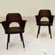 Paire de fauteuils en bois par Lubomir Hofmann pour Ton (Thonet) , 1960