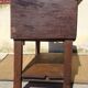 Antique oak furniture, dish drainer
