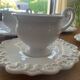 Lot de 4 tasses à thé et leur soucoupes
