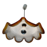 Murano glass flower pendant light from the 70s