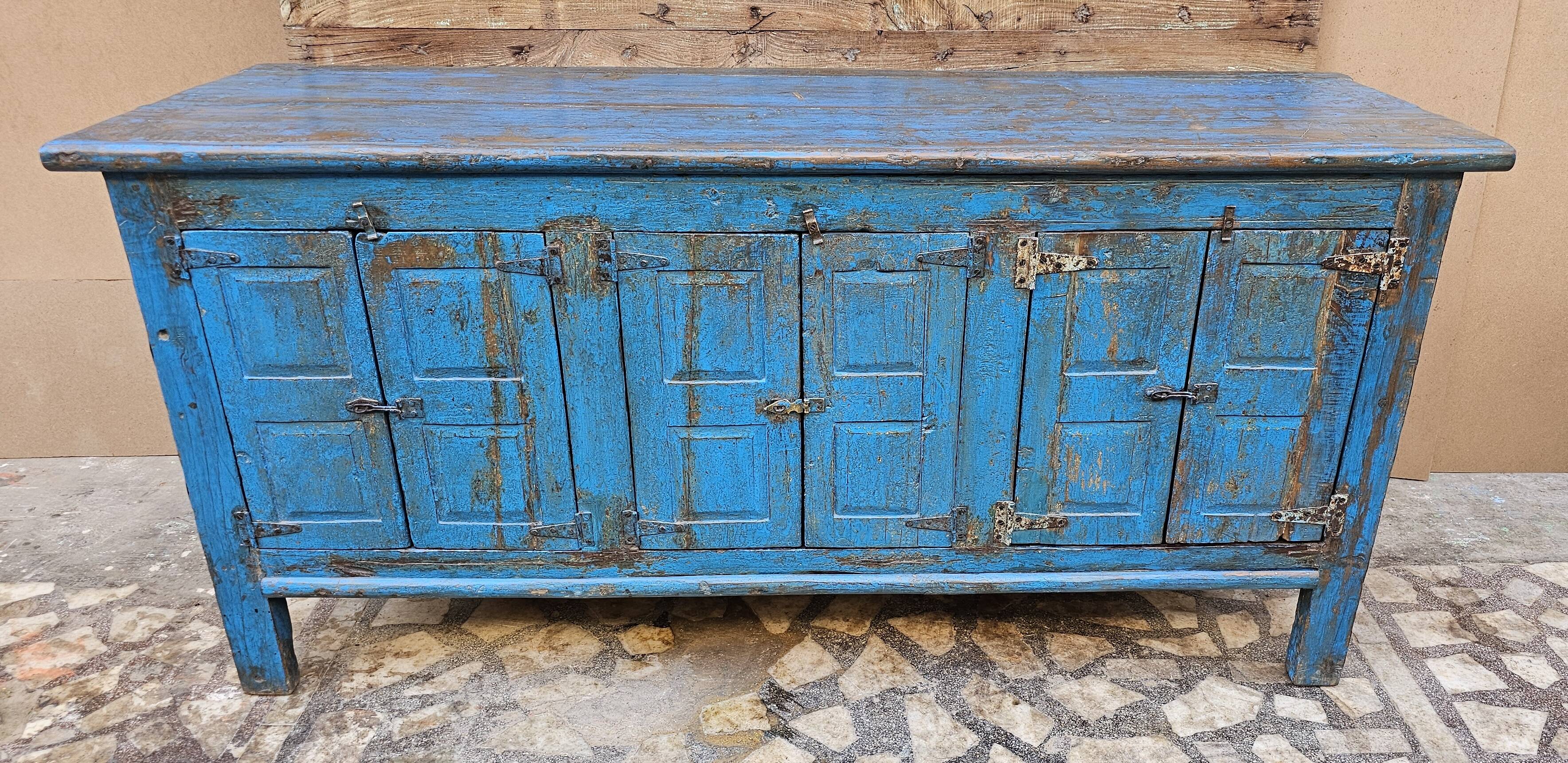 Ancien buffet en teck birman