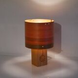 Swedish wooden lamp, 1970