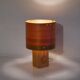 Lampe suedoise en bois 1970